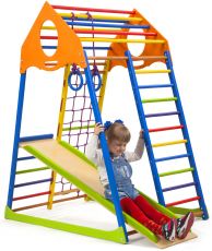 Дитячий спортивний комплекс SportBaby KindWood Color, Береза-Бук